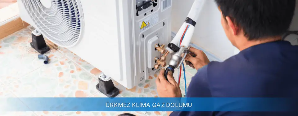 Ürkmez İlçemi Carrier Klima Gaz Dolumu